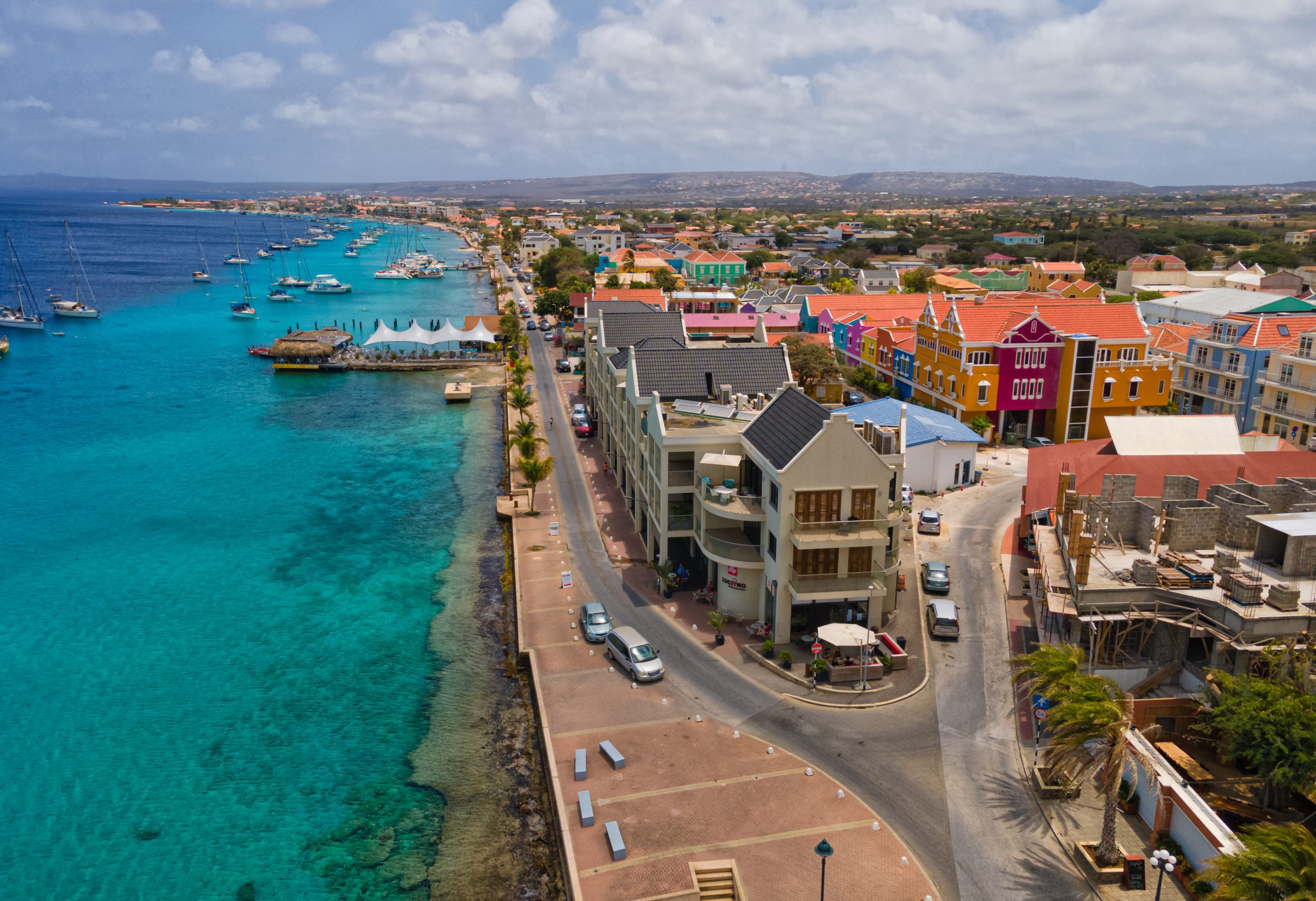 Kralendijk,,Bonaire,-,May,24-05-2020:,Skyline,Of,Kralendijk,The,Main